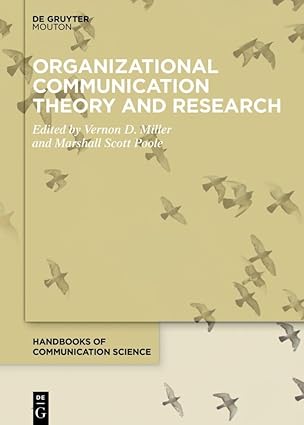 Organizational Communication Theory and Research (Handbooks of Communication Science, 8) - Orginal Pdf